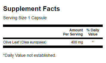 Visas spektro alyvuogių lapas 400 mg - 60 kapsulių