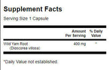 Full Spectrum Wild Yam 400 mg - 60 capsules