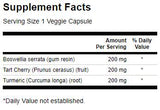 Full Spectrum Turmeric, Boswellia & Tart Cherry - 60 capsules