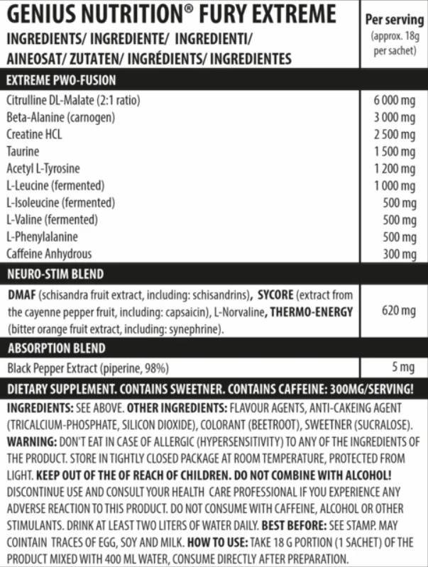 Fury Extreme - 405 grammi