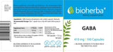 GABA 410mg | + Melatonin 1 mg - 100 capsules