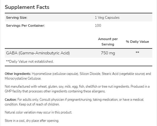 Gaba 750 mg - 200 Kapselen