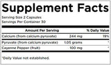 Calcium Pyruvate Energy Formula 60 capsules