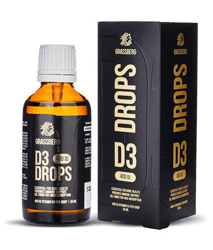 Grassberg Vitamin D3 kapky 400 IU 50 ml