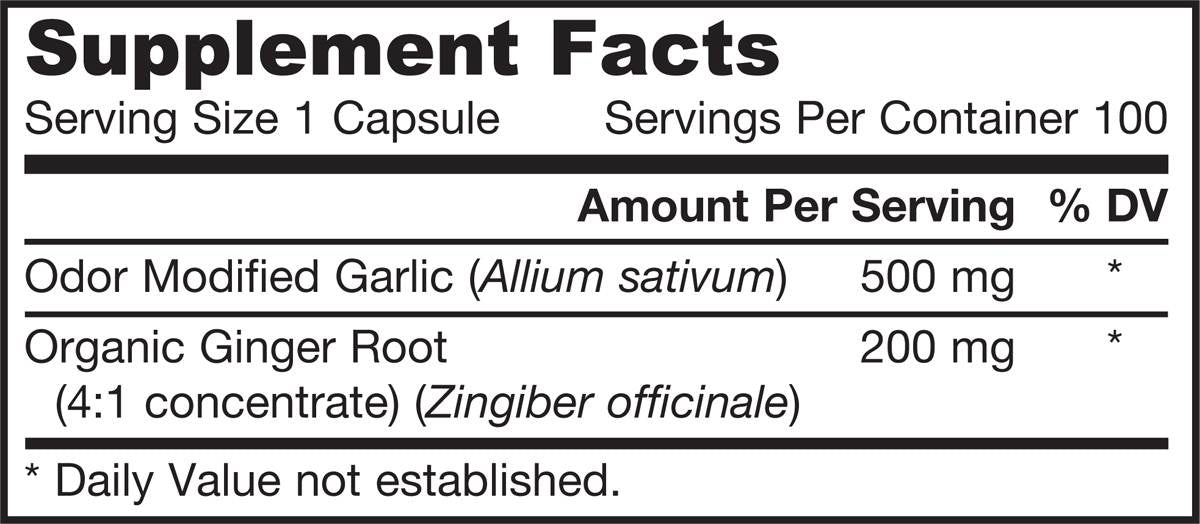 Česnek a zázvor 700 mg 100 tobolek