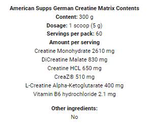 Matriz de creatina alemã | Com Creaz® - 300 gramas