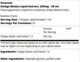 „Ginkgo Biloba“ skysčio ekstraktas 250 mg - 29 ml