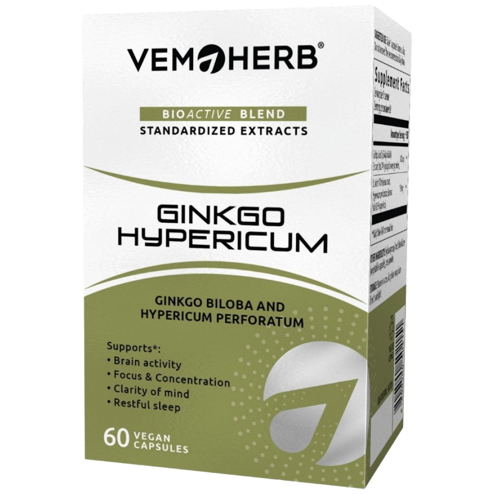 Ginkgo Hypericum - 60 cápsulas