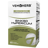 Ginkgo Hypericum - 60 cápsulas