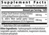 Ginkgo Hypericum - 60 capsules