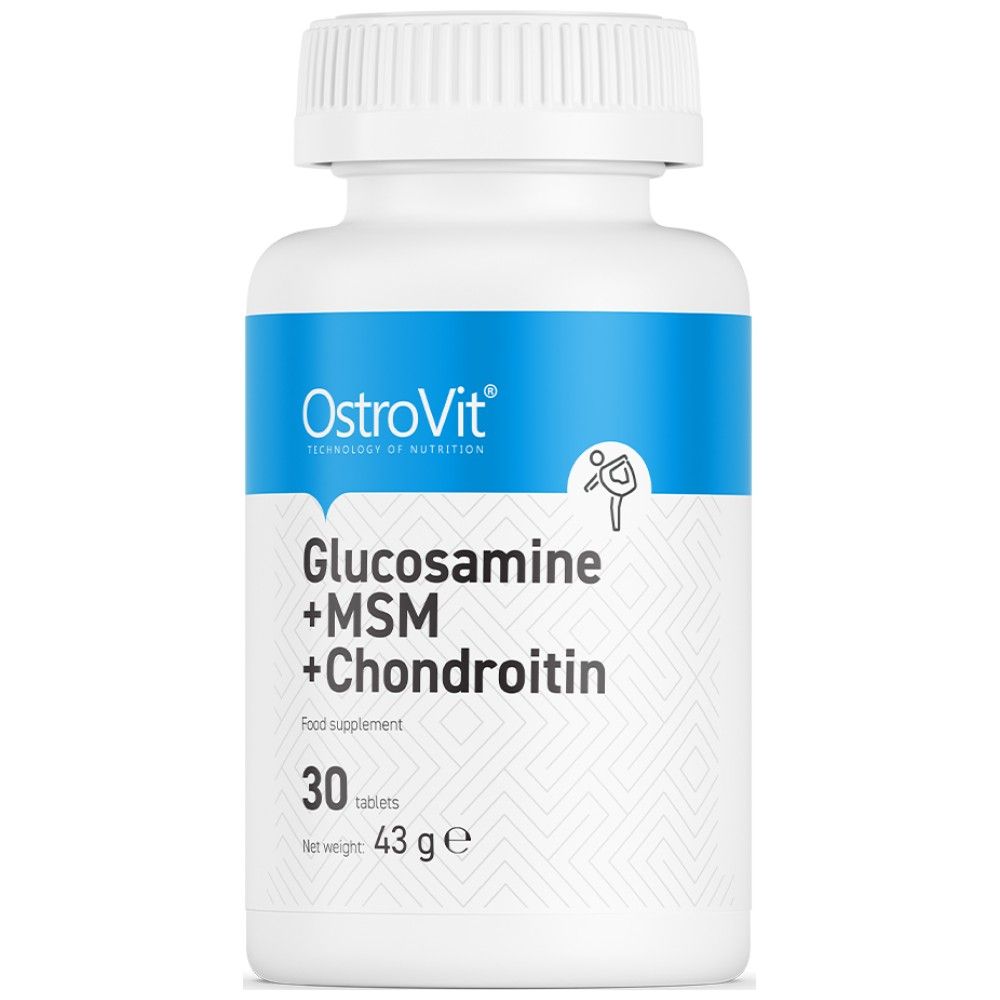 Glucosamine + MSM + Chondroitin - 30 tablets