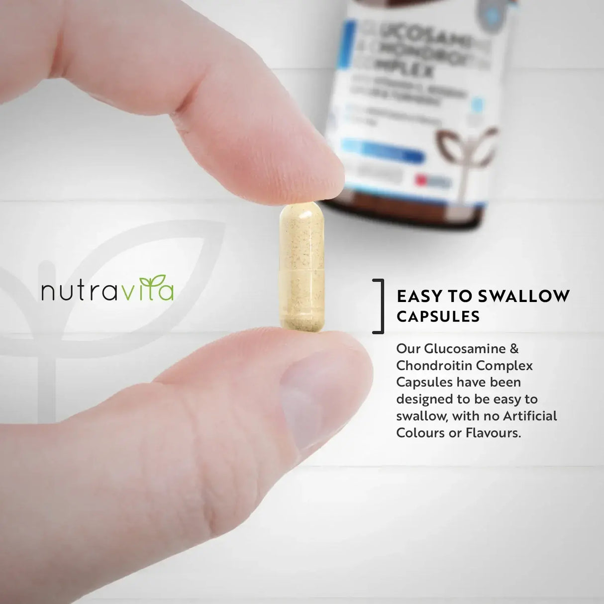 Glukosamin chondroitin /180 kapslí, 90 dní/ s kurkumou, zázvorem a vitamínem C <tc>Nutravita</tc>