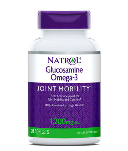 Gliukozamino omega 3 - 90 gelio kapsulės