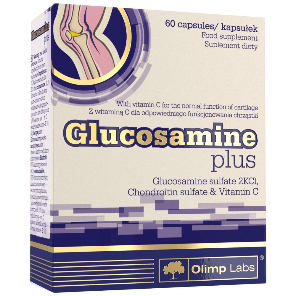 Gliukozamino plius - 60 kapsulių