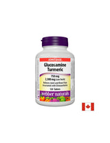 Glukosamin Kurkuma - Glukosamin sulfát + Kurkuma - Zdravé klouby, 120 tablet <tc>Webber Naturals</tc>