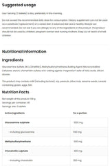 Glukosamine + MSM + Chondroitin - 30 Pëllen