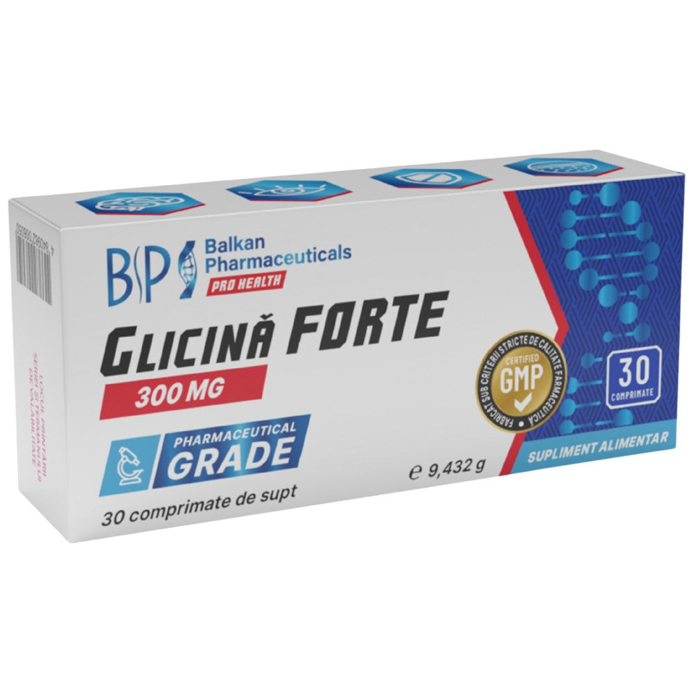 Glicina Forte 300 mg - 30 tabletas