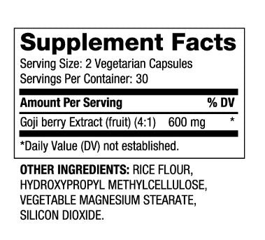 „Goi Berry“ 600 mg / 60 spąstų