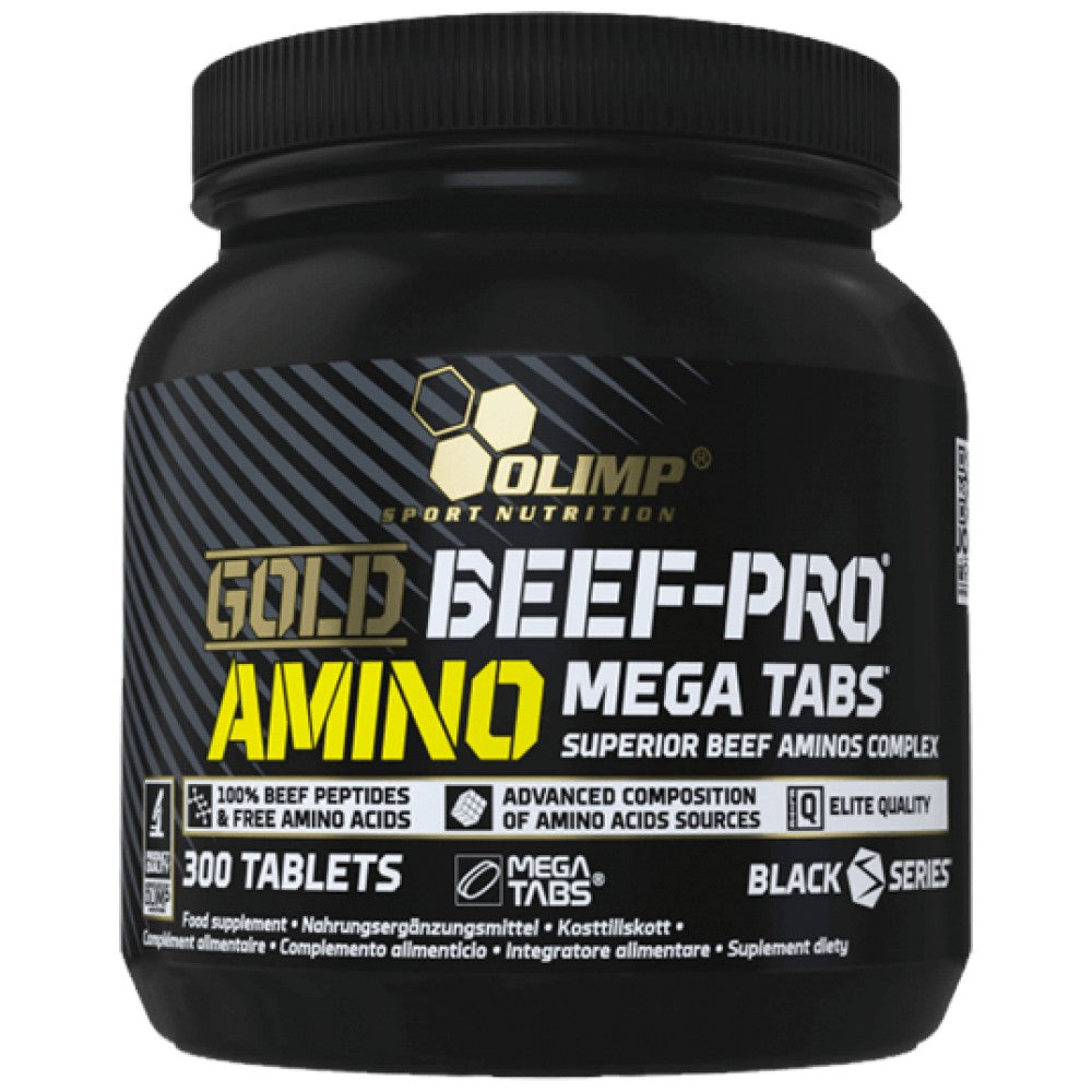 Złote wołowiny -Pro Amino Mega Tabs - 300 tabletek