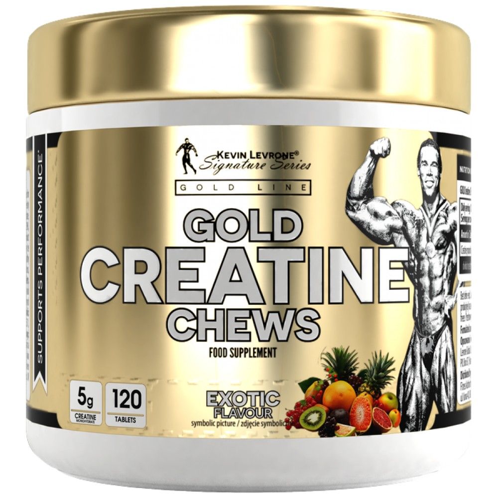 Gold Creatine Chews | Creatine Monohydrate - 120 Chewable Tablets