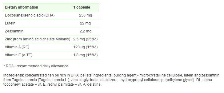 Gold LUTEIN - 30 capsules