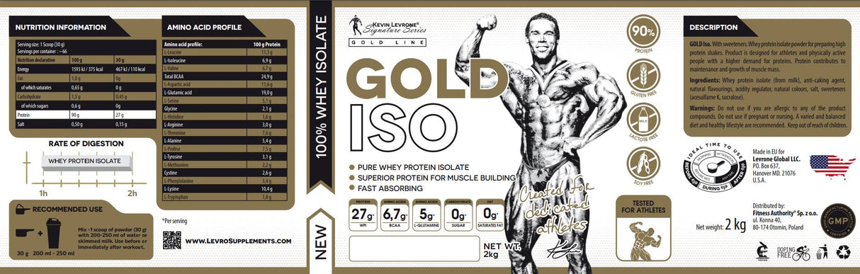 Gold Line / Gold ISO Whey 90% stará verze 2000 gramů