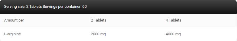 Gold Line / L-Arginine 1000 - 120 Tablets