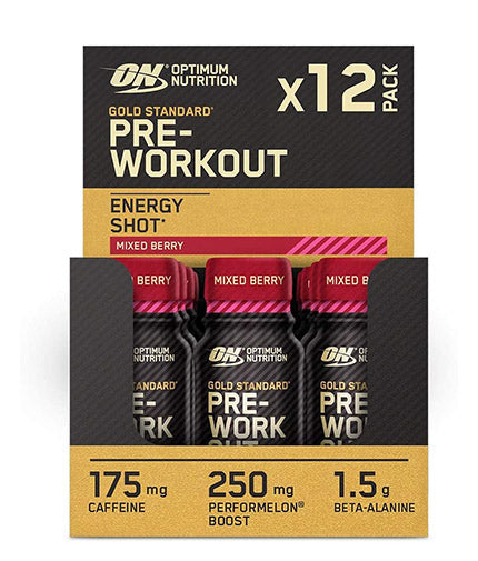 Auksinis standartinis prieš treniruotės dėžutė/12 x 60 ml