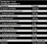 Gold Test Pak | with DAA, Fenugreek & Tribulus - 30 Packets