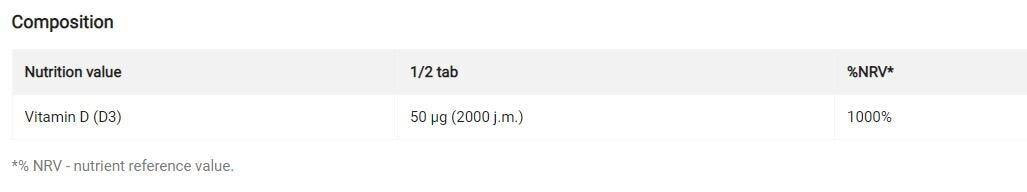 Oro - Vitamina D3 90 comprimidos <tc>Olimp</tc>