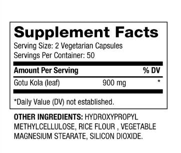 Gotu kola 450 mg/100 tapas