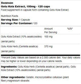 Extrakt Gotu Kola 100 mg 120 tobolek