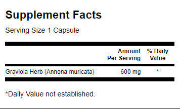 Graviola 530 mg - 60 kapsułek