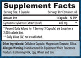 Gymnema Sylvior Leaf 400mg./60 VCAPS