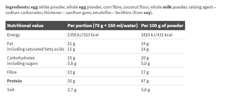 HI Pro Omelette Gold 825 grams