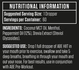 HIIT Performance Drops | z MCT i Peppermint - 30 ml