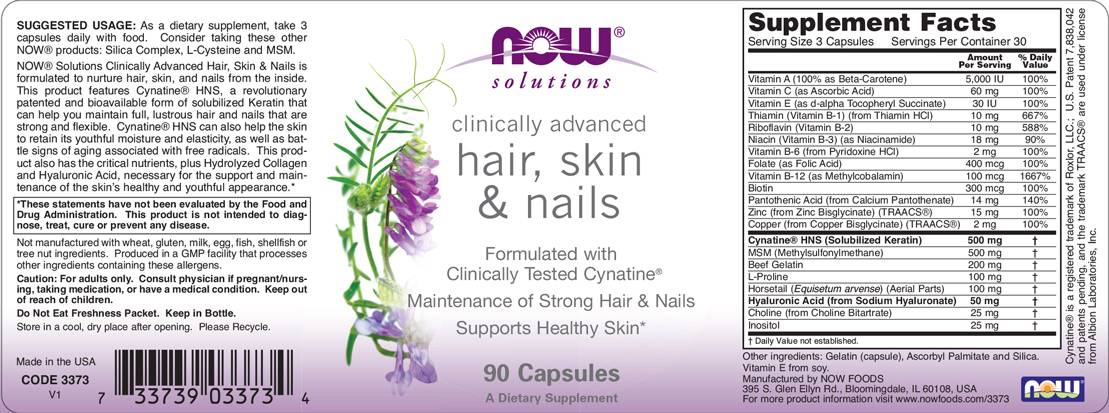 Haar, huid en nagels - 90 capsules