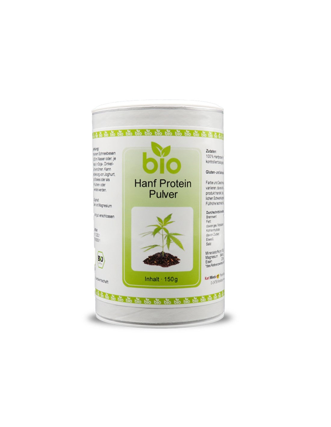 Hanf Protein Pulver - Hennepproteïnepoeder, 150 g <tc>Karl Minck</tc>