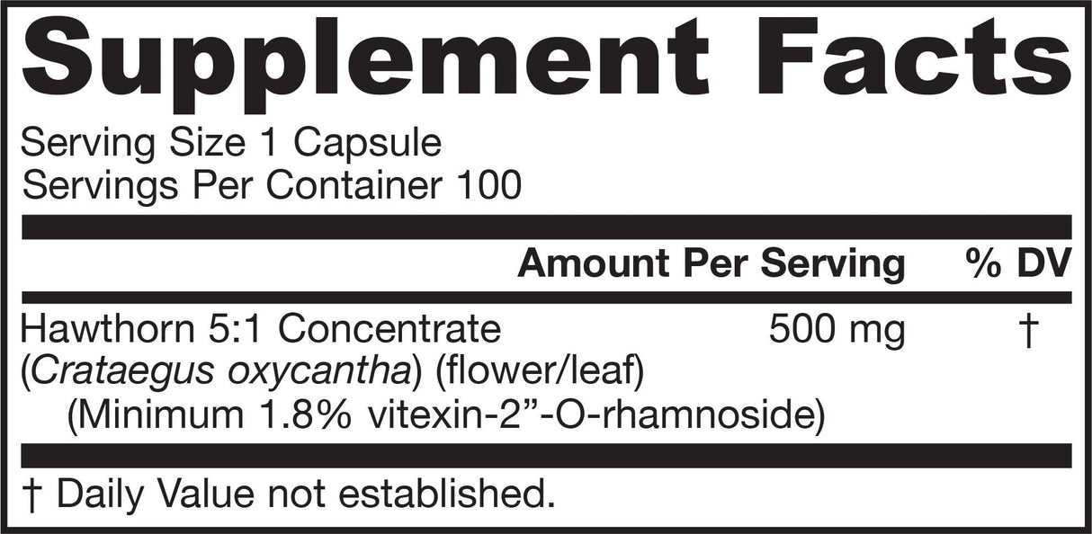 Hawthorn 500 mg 100 kapslit