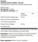 Hawthorn Extrakt 500 mg 120 Kapselen