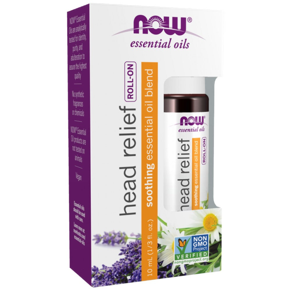 Galvos reljefo ritinys | Raminantis eterinio aliejaus mišinys - 10 ml