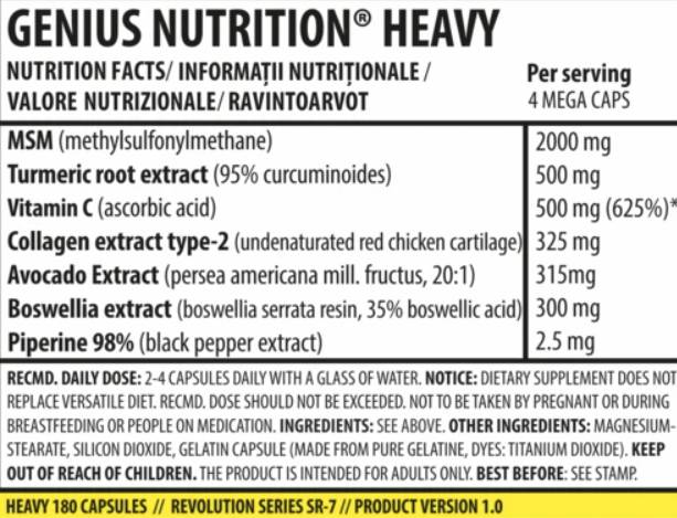 Heavy - 180 capsules