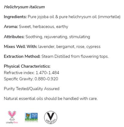 Mieszanka oleju Helichrysum | Helichrysum italicum - 30 ml