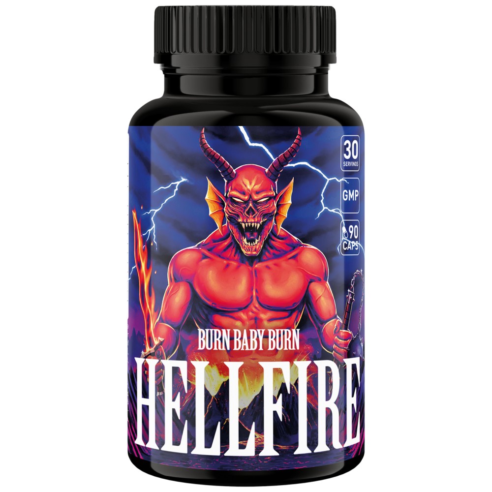 Hellfire | Forskoliini, paradiisi- ja rohelise tee teradega - 90 kapslit