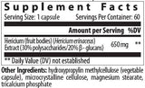 Hericium 650 mg | Lion's Mane - 60 capsules