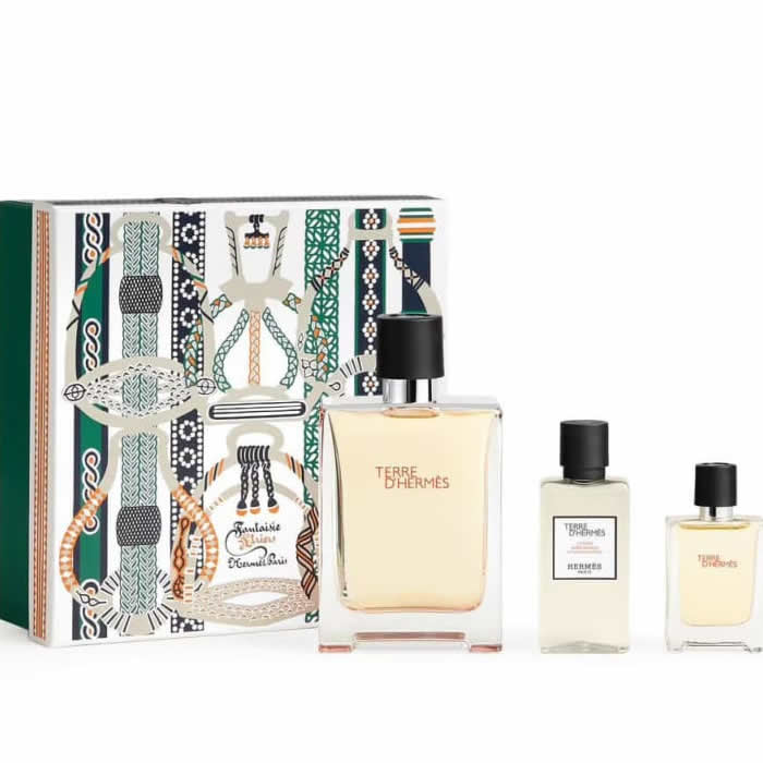 Terre d'Hermes eau de toaletní sprej 100 ml sada 3 kusů