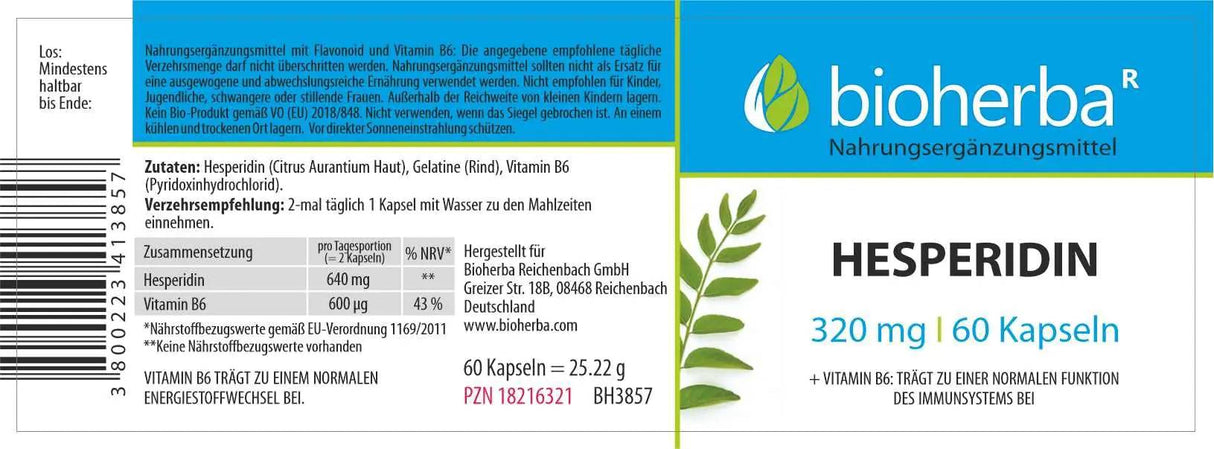 Henperidin 320 mg - 60 Kapselen