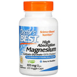 Wysoka wchłanianie 100% chelatowanego glicynianu magnezu 105 mg - 120 kapsułek
