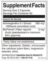 Héich absorbe Ashwagandha & Black Peffer | Mat der Biergine - 120 Kapselen