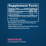 High Potency Vitamin C 1,000mg with Rose Hips 100 tabs.